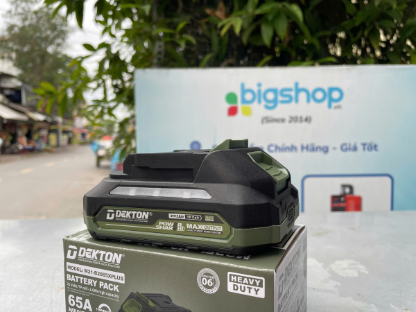 Pin phổ thông 21V 2.0Ah Dekton M21-B2065PLUS