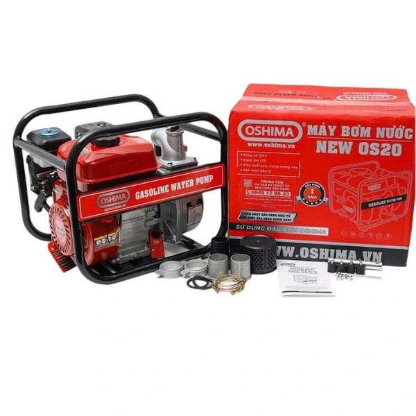 Máy bơm nước chạy xăng 5.5HP Oshima New OS 20