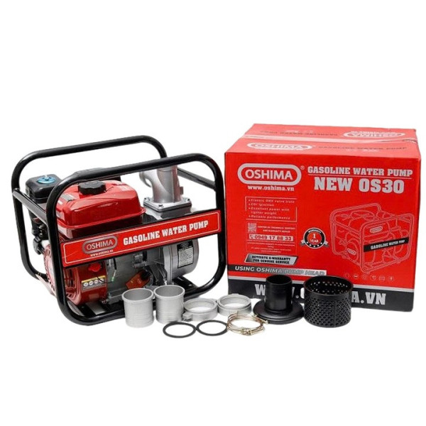 Máy bơm nước chạy xăng 6.5HP Oshima New OS 30