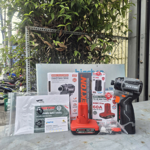 Thân máy vặn vít Dekton D16-CV180PRO (Gen 3 Pro), 180N