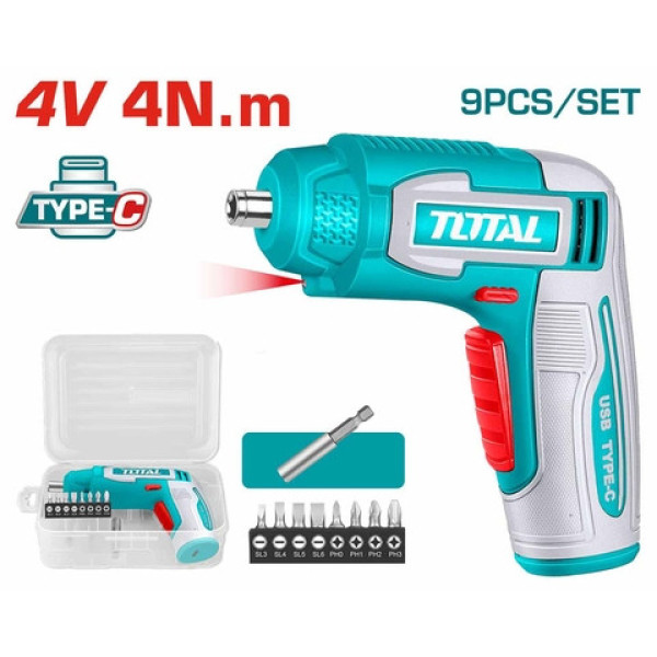 Máy siết vít dùng pin 4V TOTAL TSDLI0458
