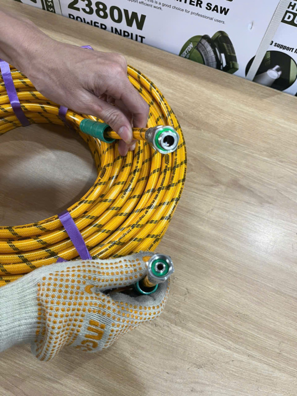 Ống nhựa PVC Oshima No.8 - 6.5mm x 50m, vàng