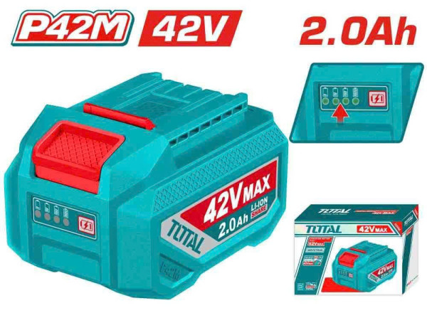 Pin Lithium 42V/ 2.0Ah TOTAL TFBLI42201
