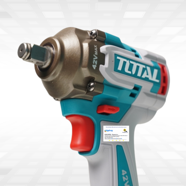 Máy siết bulong dùng pin 42V TOTAL TIWLI42461 - Lực siết 460Nm (1 pin 42V/2.0Ah và sạc)