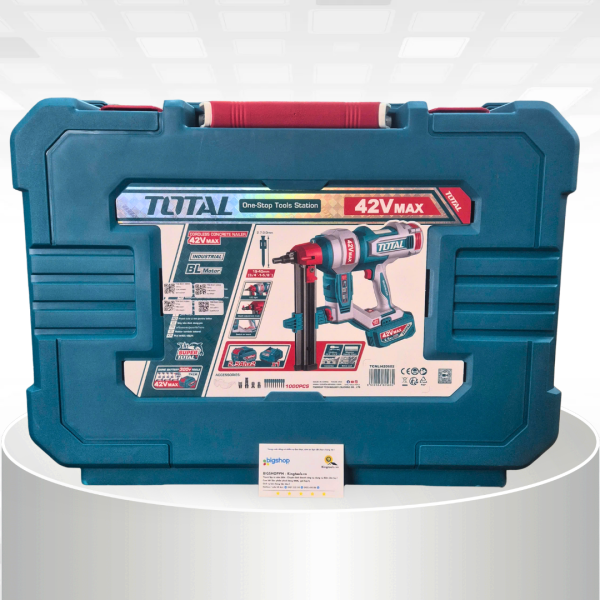Máy bắn đinh bê tông pin 42V TOTAL TCNLI420602 - 2 pin 2.5Ah và sạc