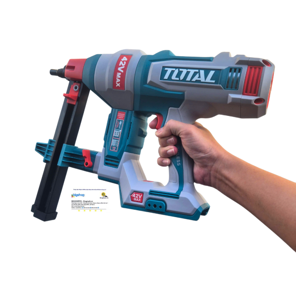 Máy bắn đinh bê tông pin 42V TOTAL TCNLI420602 - 2 pin 2.5Ah và sạc