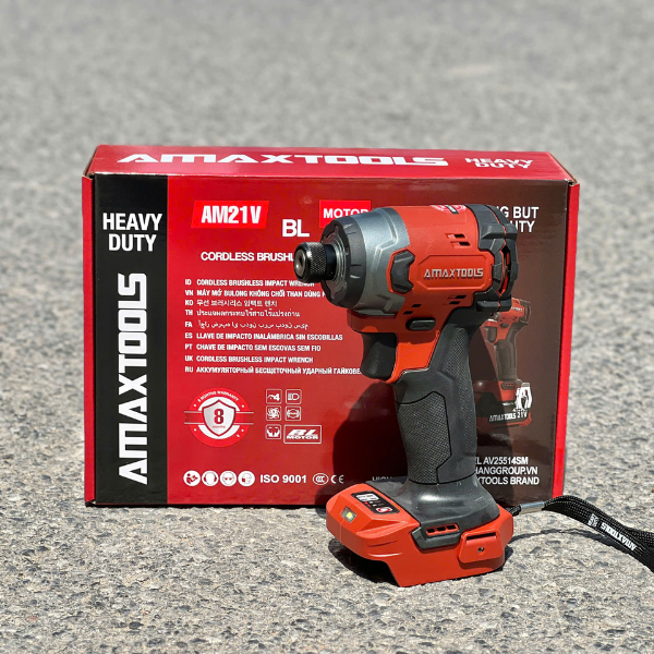Máy chuyên vít có búa dùng pin 16V Amaxtools AV18014SA-PRO