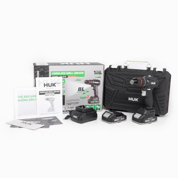 Máy khoan pin 21V 3 chức năng HUKAN G3-N70