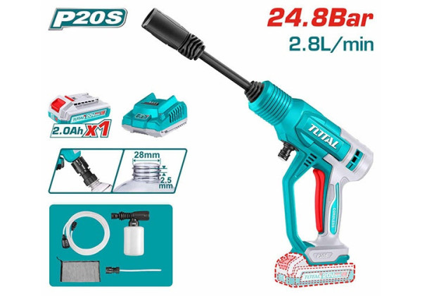 Máy rửa xe dùng pin 20V TOTAL TPWLI20362