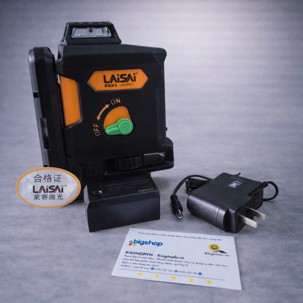 Máy cân bằng laser 5 tia xanh LAISAI LSG660S (Có thể treo tường)