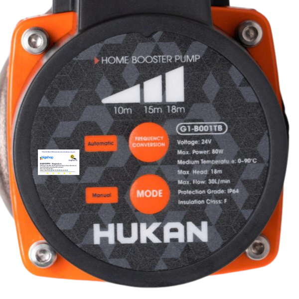 Máy bơm tăng áp mini HUKAN G1-B001TB (GEN 1)