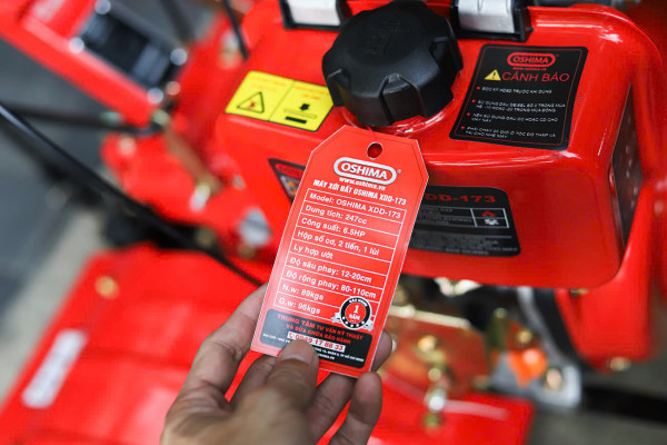 MÁY XỚI ĐẤT DẦU OSHIMA XDD-173,  6.5HP