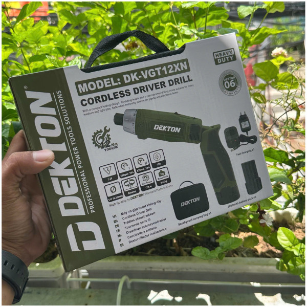 Bộ vít gập trượt pin 7.2V Dekton DK-VGT12XN