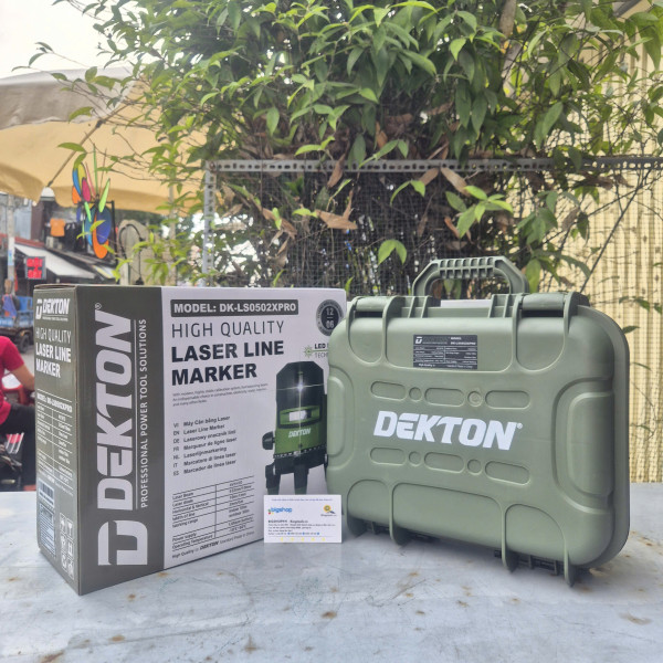 Máy cân mực laser 5 tia xanh DEKTON DK-LS0502XPRO