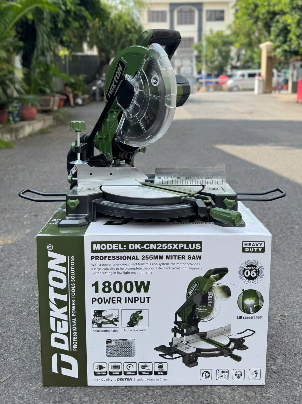 Máy cắt nhôm trực tiếp 1800W 255mm Dekton DK-CN255XPLUS