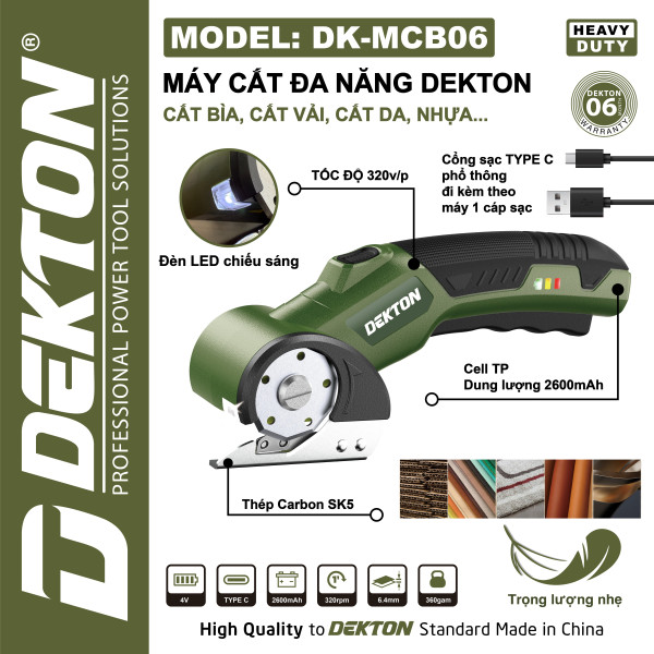 Máy cắt đa năng Dekton DK-MCB06 