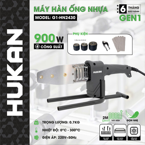 Máy hàn ống nhựa Hukan G1-HN2430 (GEN1)