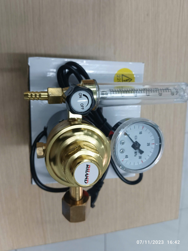 Đồng hồ khí CO2/220V của máy hàn Mig Riland RL-C02-220V