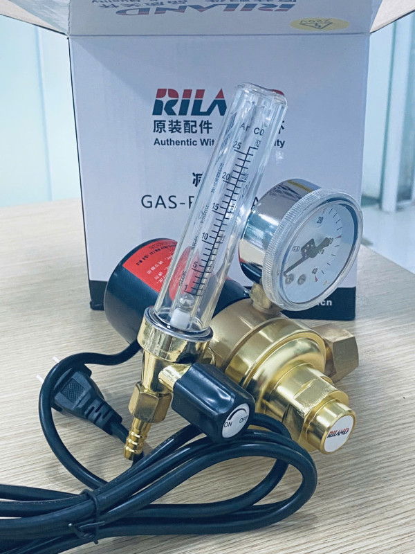 Đồng hồ khí CO2/220V của máy hàn Mig Riland RL-C02-220V