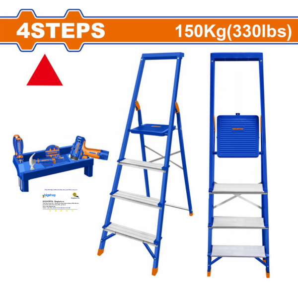 Thang nhôm gia đình 4 bậc WADFOW WLD1H04