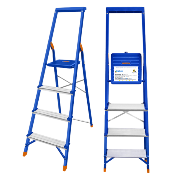 Thang nhôm gia đình 4 bậc WADFOW WLD1H04