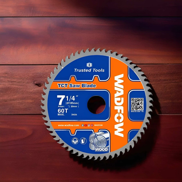 Lưỡi cưa gỗ TCT 185mmx60T WADFOW WTC1K03