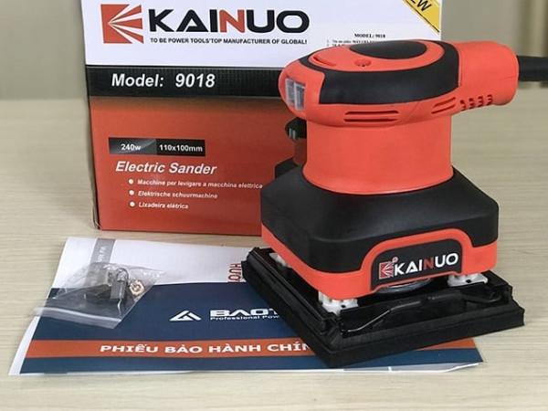 Máy chà nhám vuông 240W 110x100mm KAINUO 9018