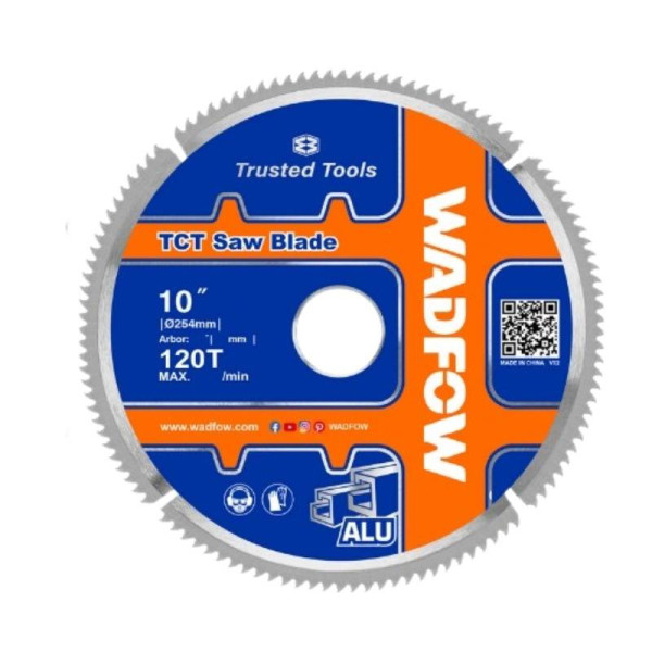 Lưỡi cưa nhôm TCT 254mm-120T WADFOW WTC2K04