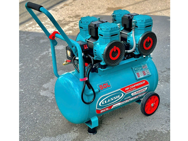 Máy Nén Khí Không Dầu 3HP x2 50L Classic CLA3050F2
