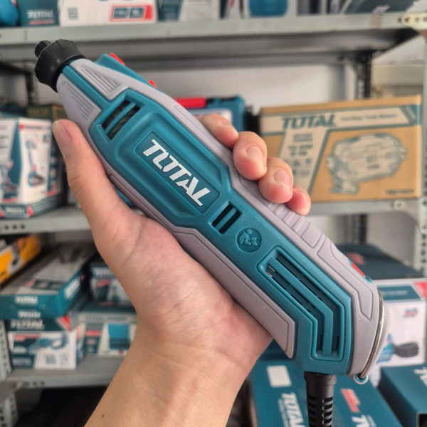 Bộ Máy Mài Khuôn Mini 130W Total TG5133261 – Kèm 251 Phụ Kiện & Trục Linh Hoạt