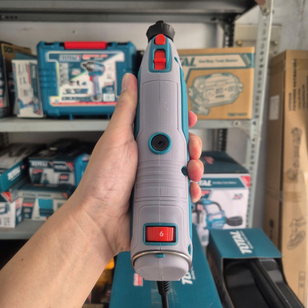 Bộ Máy Mài Khuôn Mini 130W Total TG5133261 – Kèm 251 Phụ Kiện & Trục Linh Hoạt