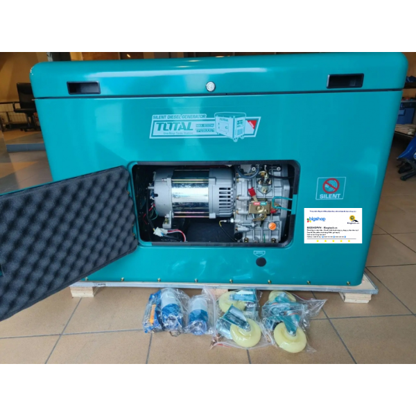 Tổ máy phát điện dùng dầu diesel 8.0kW TOTAL TP280001