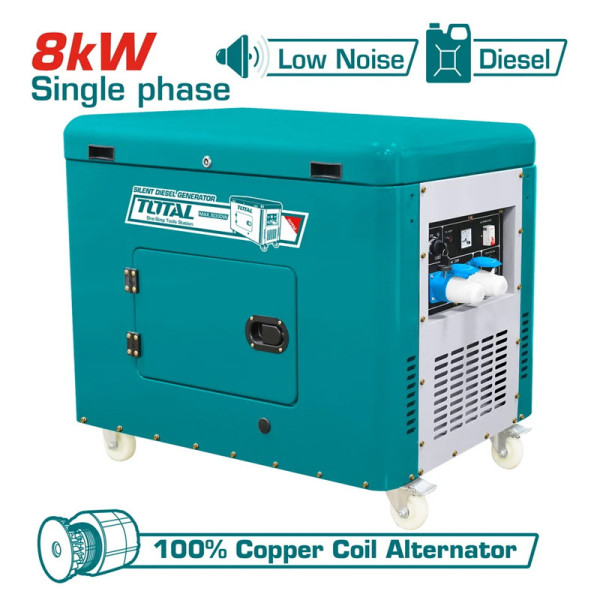 Máy Phát Điện Dầu Diesel Total TP280001 – 8.0kW