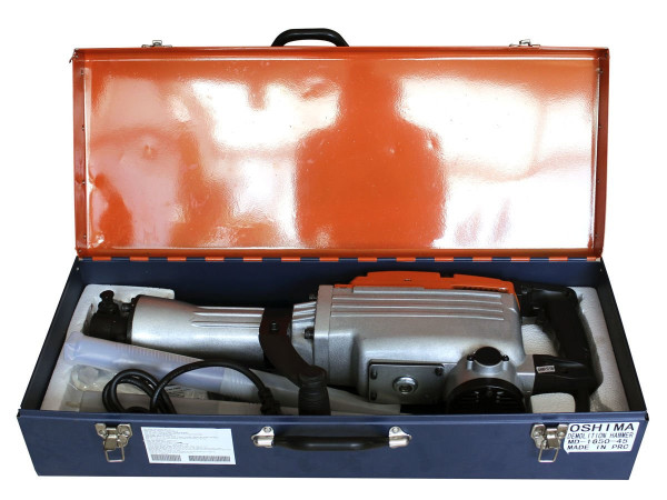 Máy đục bê tông Oshima MD-1650-45 – 1650W, lực đập 45J, mũi 30mm
