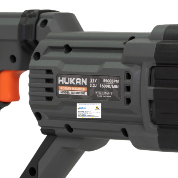 Máy khoan đục bê tông HUKAN G2-RH2601 (2 pin 4.5Ah và 1 sạc)