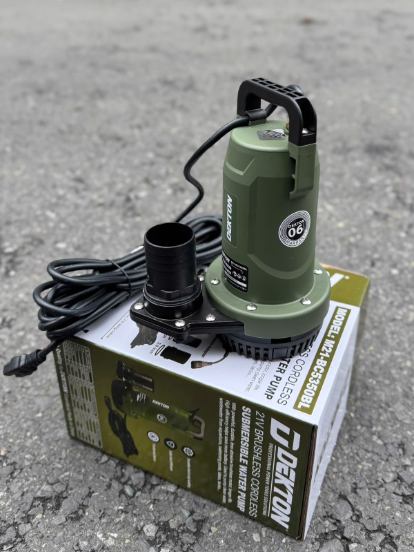 Máy bơm nước chìm DEKTON 21V M21-BC5350BL, lưu lượng 90L/phút