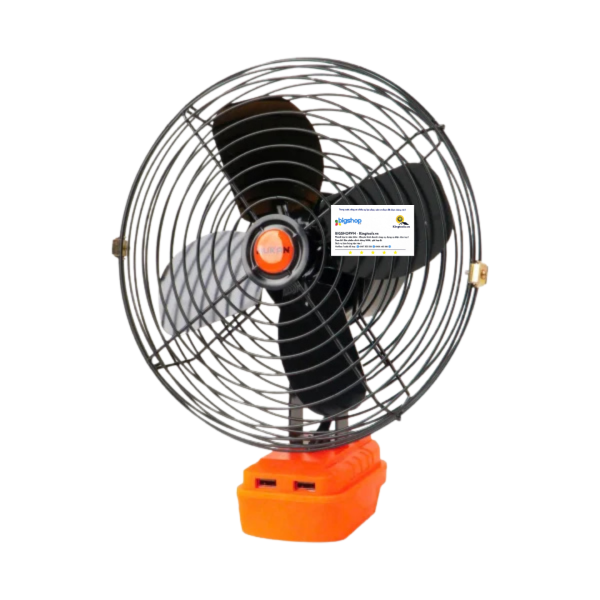Quạt làm việc pin HUKAN G1-BPF08BS (GEN 1) - Thân quạt