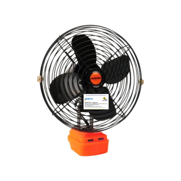 Quạt làm việc pin HUKAN G1-BPF08BS (GEN 1) - Thân quạt