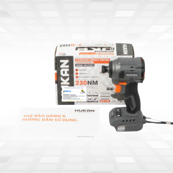Máy chuyên vít dùng pin HUKAN G2-CV231 (Lực siết 230Nm - Thân máy)