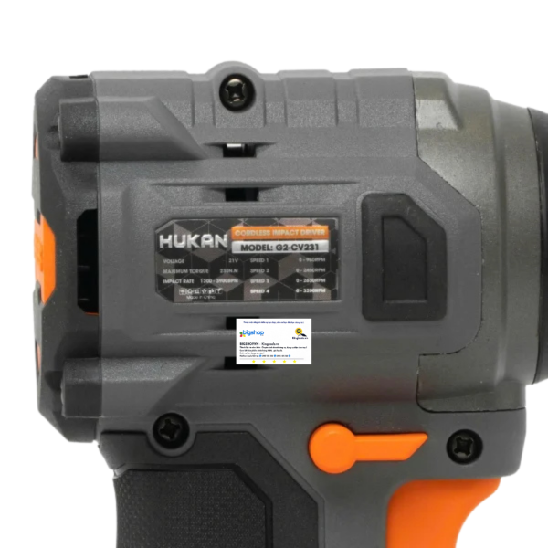 Máy chuyên vít dùng pin HUKAN G2-CV231 (Lực siết 230Nm - Thân máy)