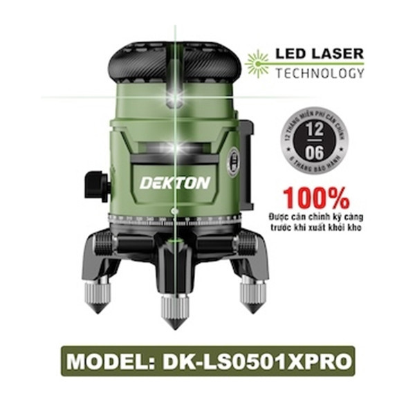 Máy Cân Bằng Laser 5 Tia Dekton DK-LS0501XPRO