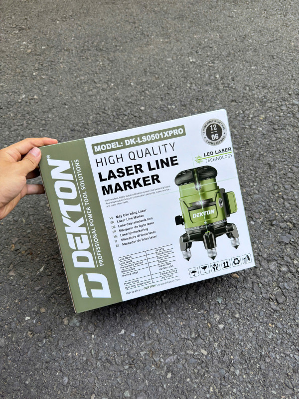 Máy Cân Bằng Laser 5 Tia Dekton DK-LS0501XPRO