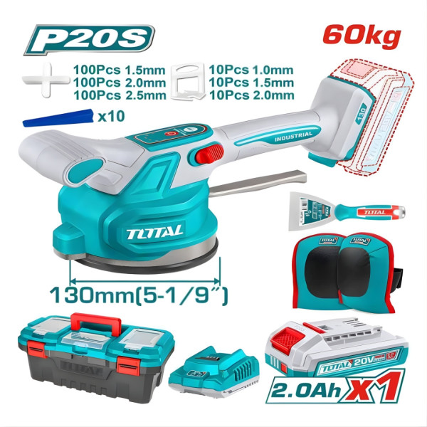 Máy rung ốp lát gạch dùng pin 20V Total TTVLI20018