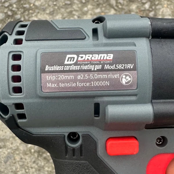 Máy rút đinh rive Greek Man GR-RIV315 không chổi than 21V – Lực rút 10.000N