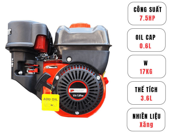 Đầu Nổ Yasumaru YS-7.5PRO 7.5HP