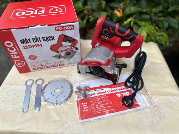 Máy Cắt Gạch , gỗ FICO FC-110A 1050W Tặng kèm đĩa , Full Phụ kiện