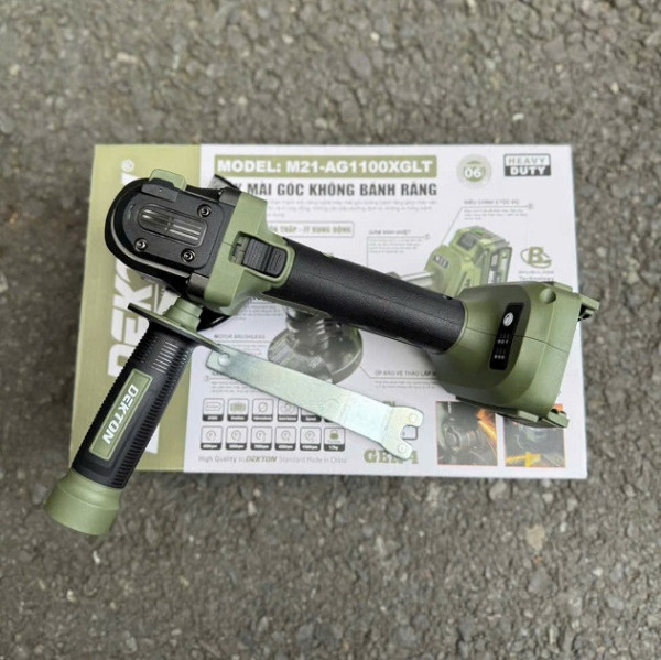 Máy Mài Góc Không Bánh Răng Dekton M21-AG1100XGLT, 21V, Lưỡi 100mm