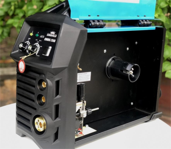 Máy hàn MIG CÔNG NGHIỆP KWMIG-250A TẶNG SÚNG MIG TO , Đồng hồ Khí