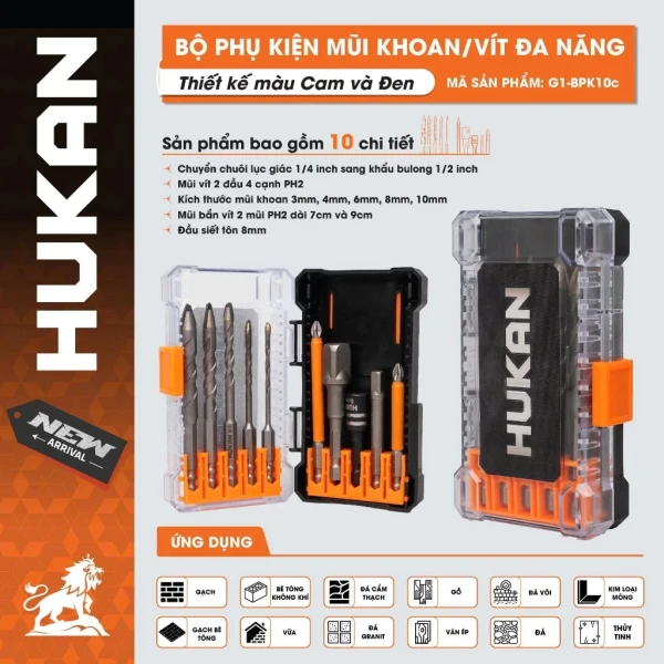 Bộ Phụ Kiện Đa Năng HUKAN G1-BPK10C