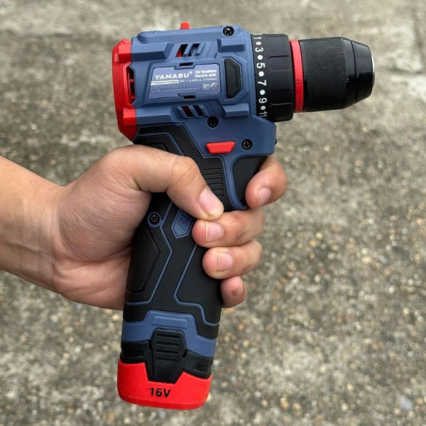 Máy khoan vặn vít pin YAMASU 16.8V YMS-MKP1016G2W